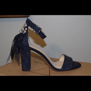 Nine west Blue Feather heel
